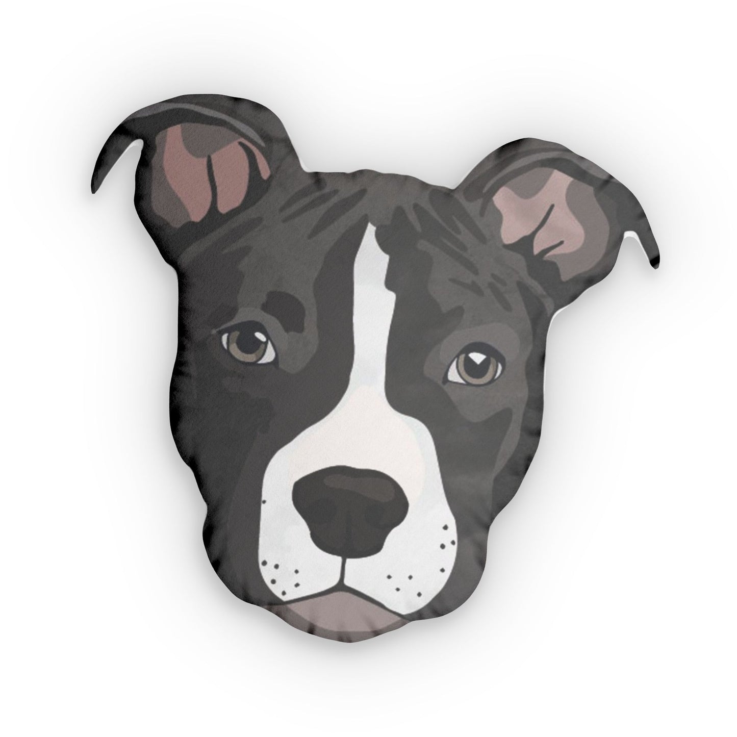 Pittie Puppy Shaped Pillow