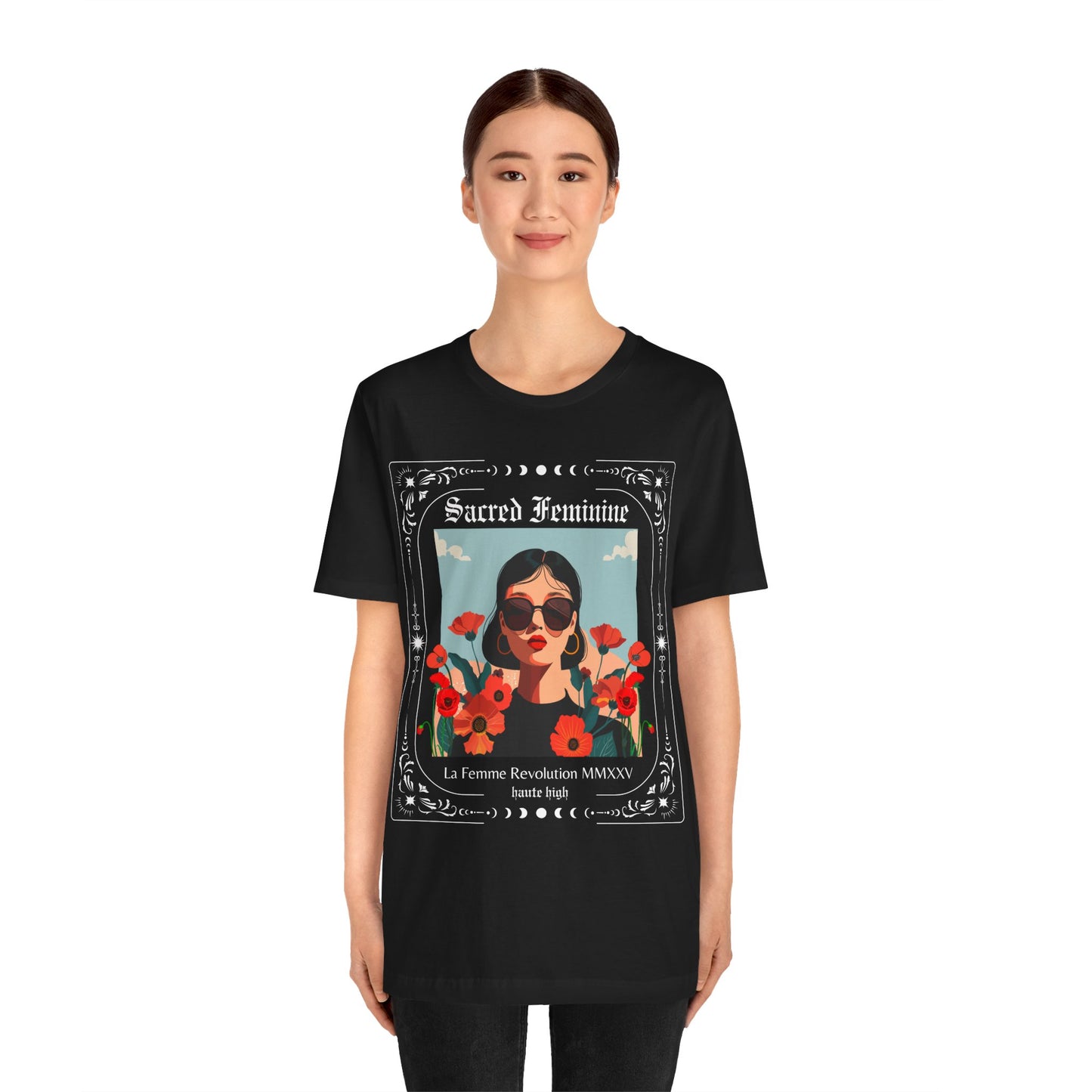 Sacred Feminine Graphic Tee - Celebrating Empowerment & Feminine Energy