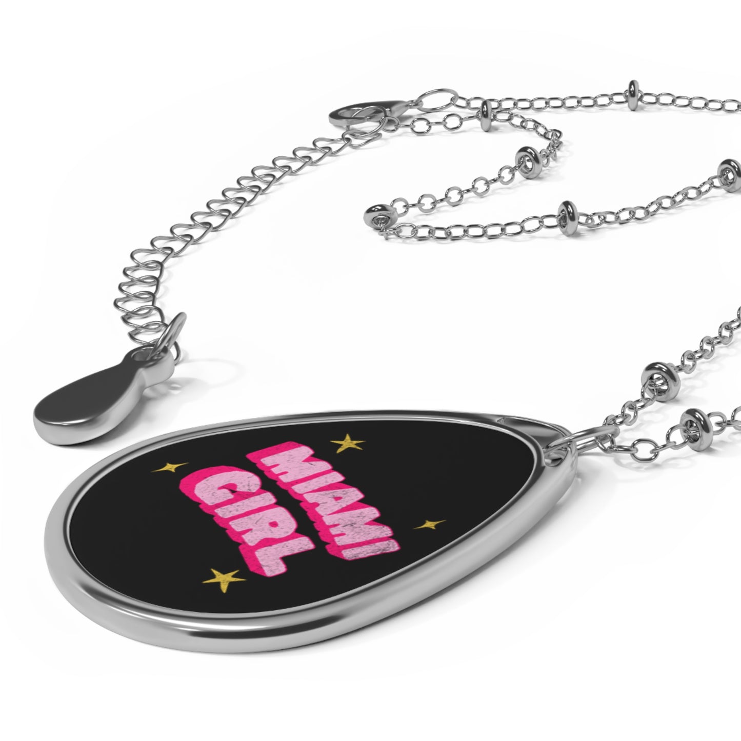 Miami Girl Oval Necklace