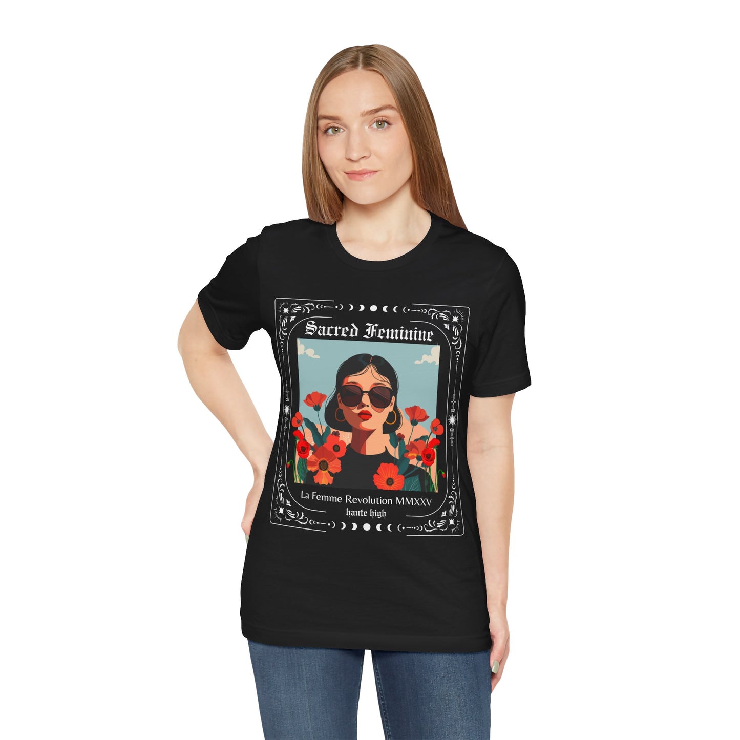 Sacred Feminine Graphic Tee - Celebrating Empowerment & Feminine Energy