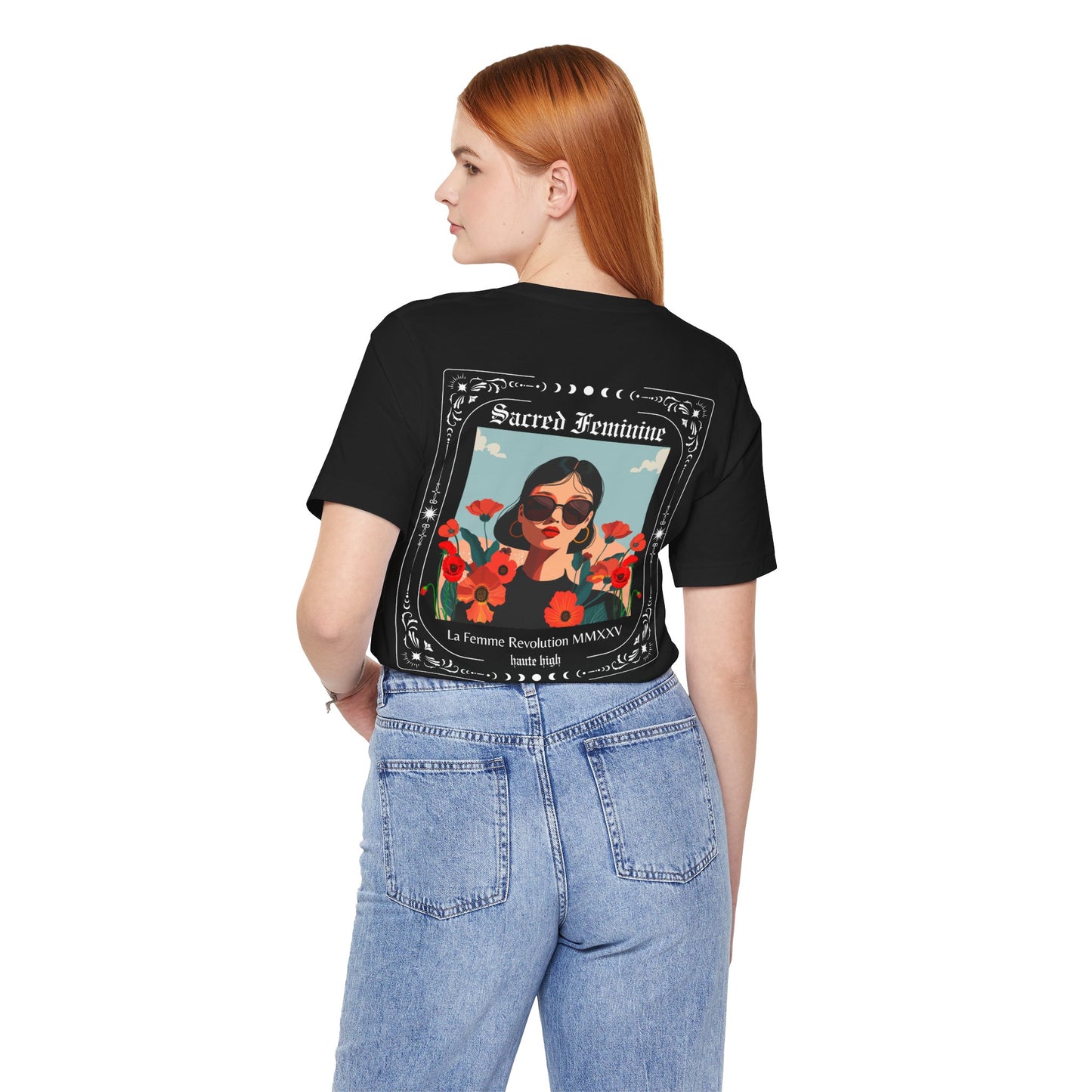 Sacred Feminine Graphic Tee - Celebrating Empowerment & Feminine Energy