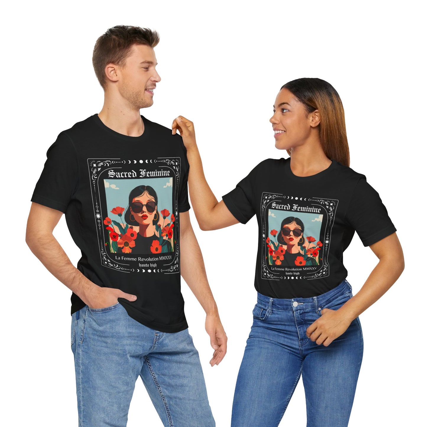 Sacred Feminine Graphic Tee - Celebrating Empowerment & Feminine Energy