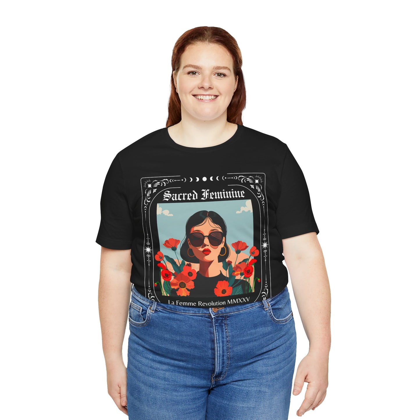 Sacred Feminine Graphic Tee - Celebrating Empowerment & Feminine Energy