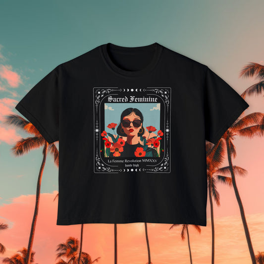 Sacred Feminine Boxy Tee