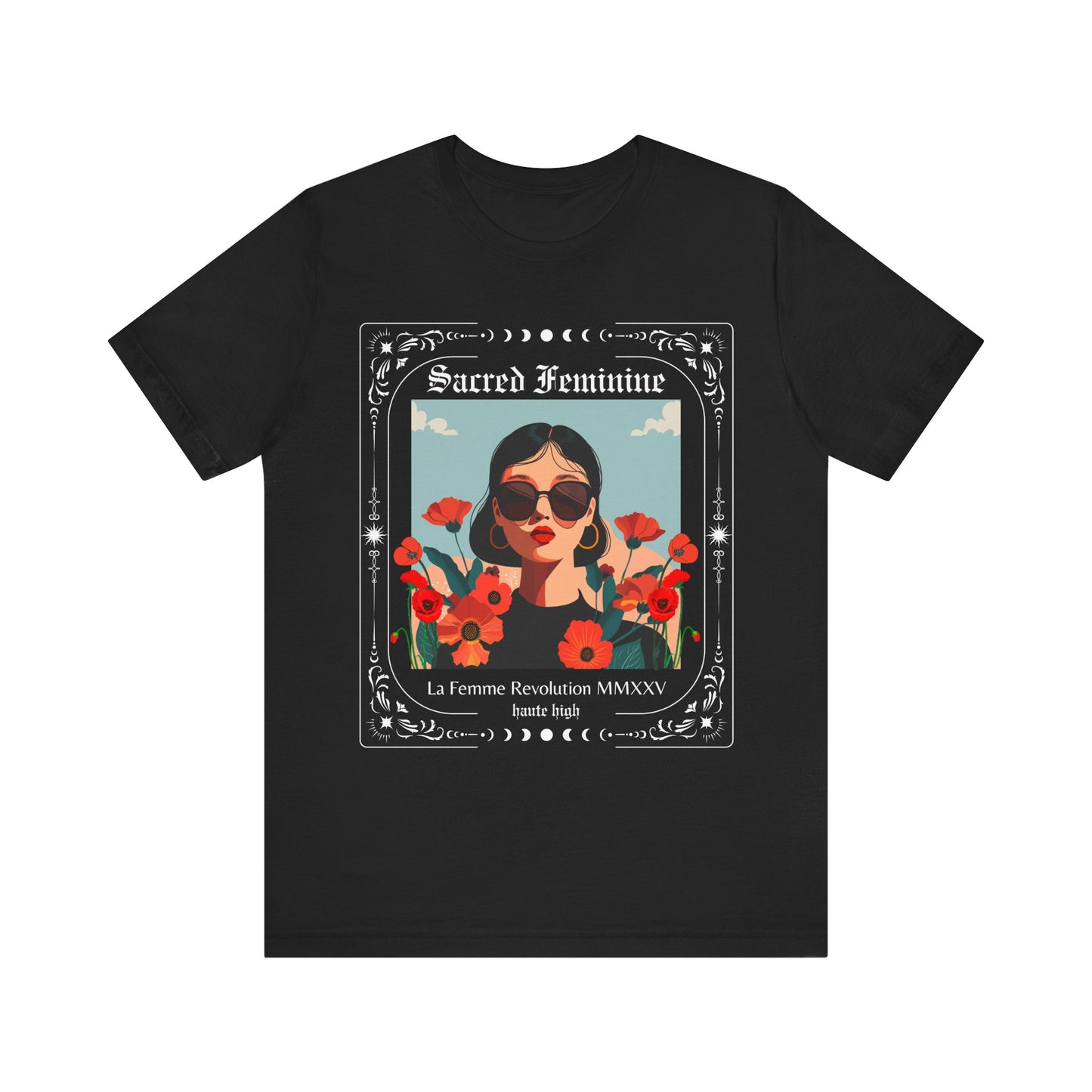 Sacred Feminine Graphic Tee - Celebrating Empowerment & Feminine Energy