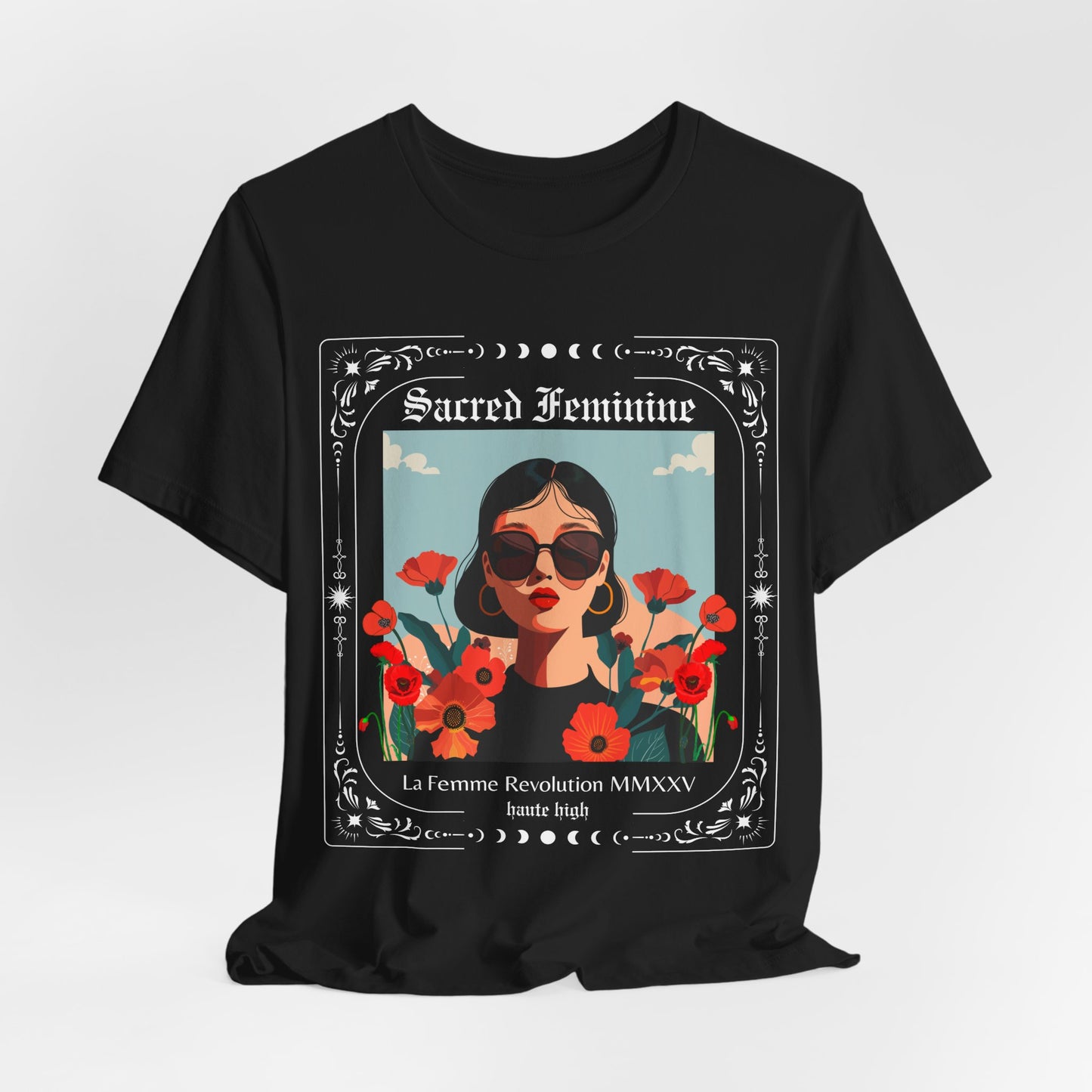 Sacred Feminine Graphic Tee - Celebrating Empowerment & Feminine Energy
