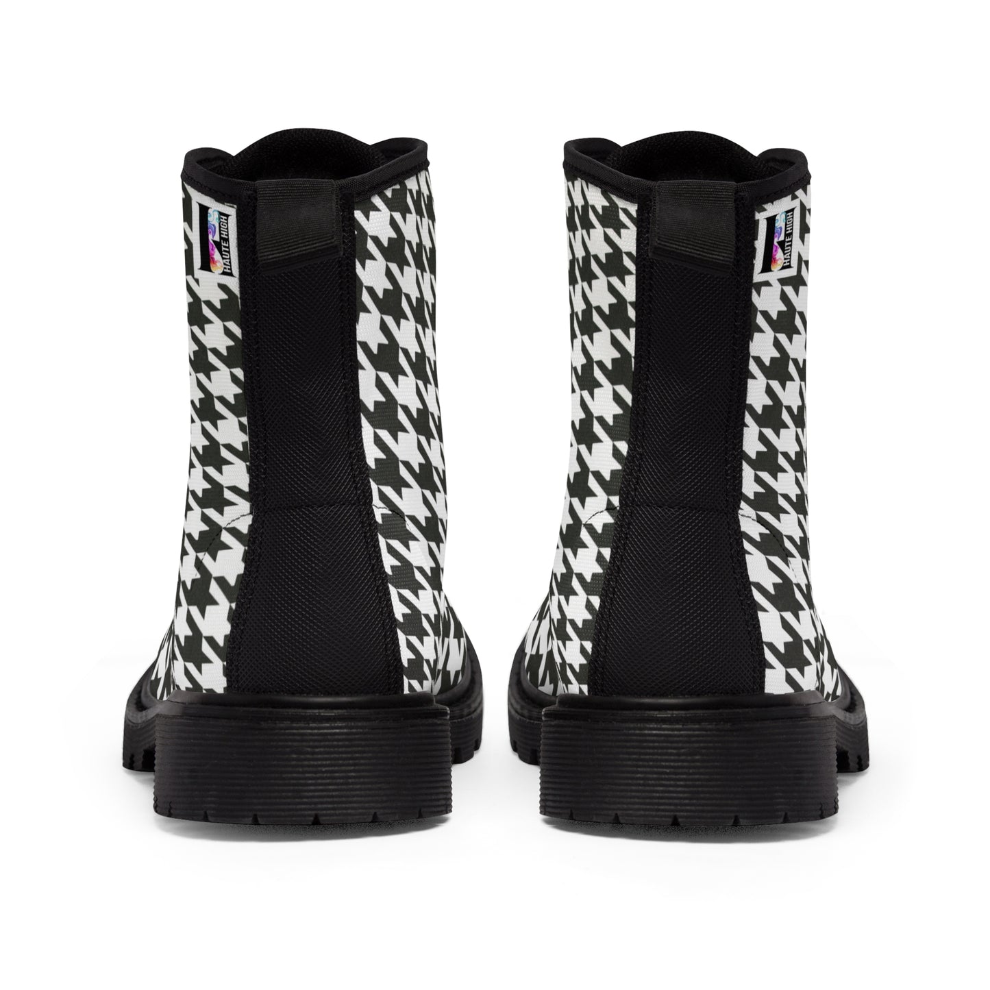 "Classic Hounds tooth" Women's Rebel Boots