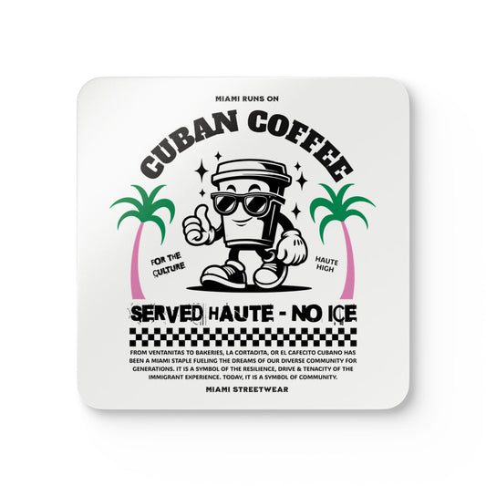 Cuban Coffee Cork Coaster Set - Serve Haute No Ice