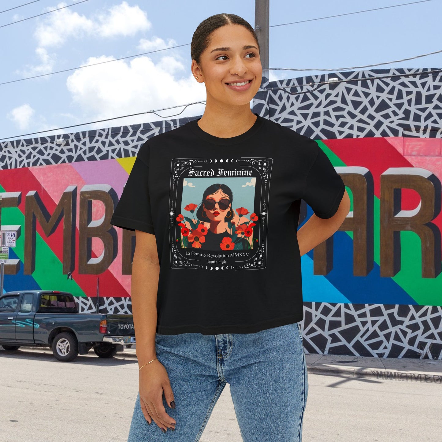 Sacred Feminine Boxy Tee