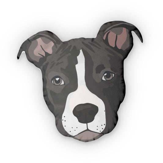 Pittie Puppy Shaped Pillow