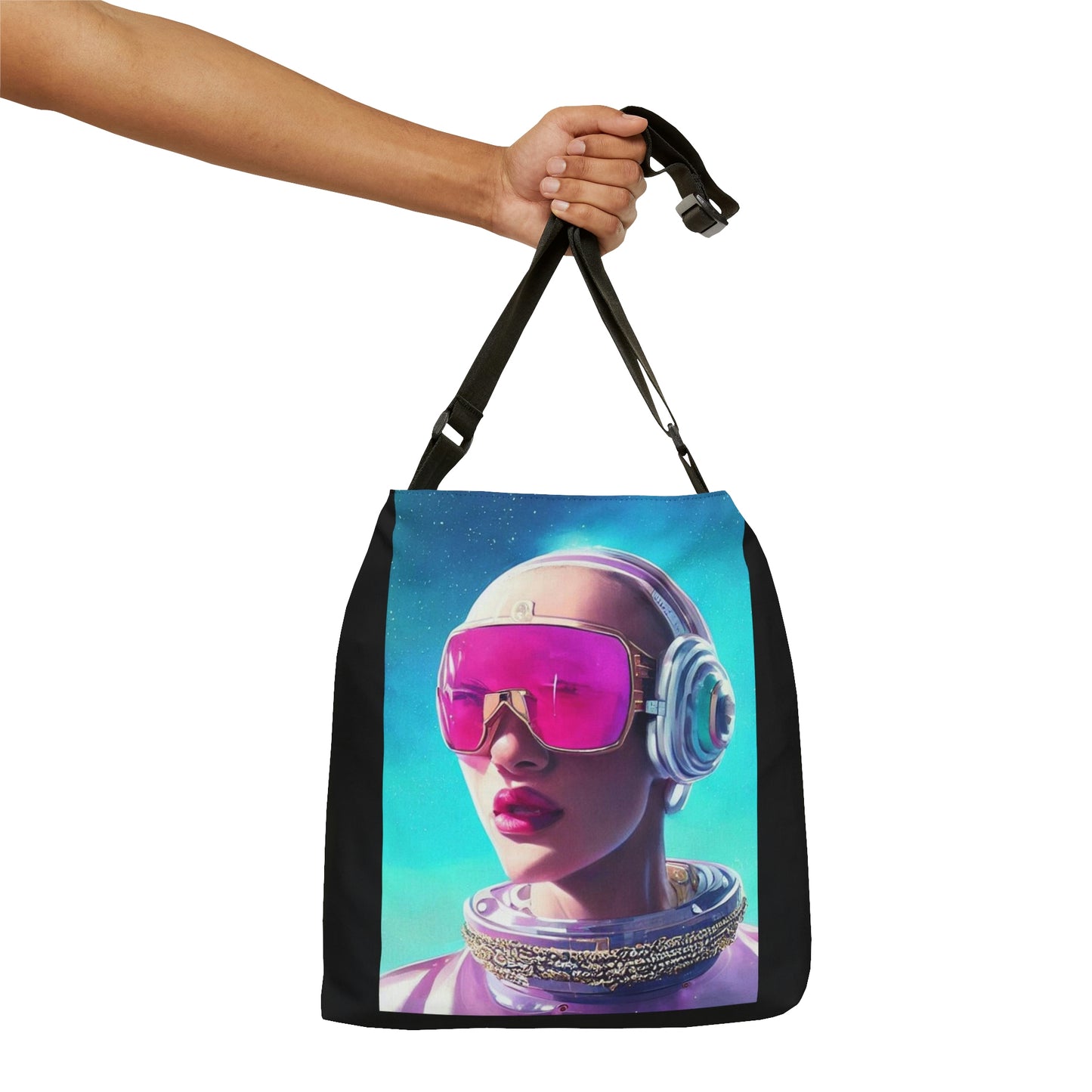 Space DJ Adjustable Tote Bag