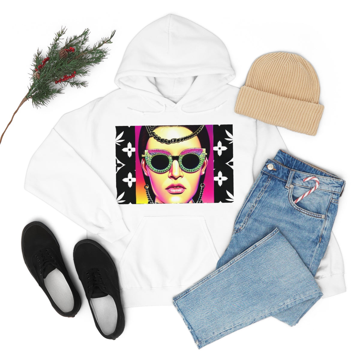 DOPE Fashion Art Unisex Heavy Blend™ Hooded Sweatshirt