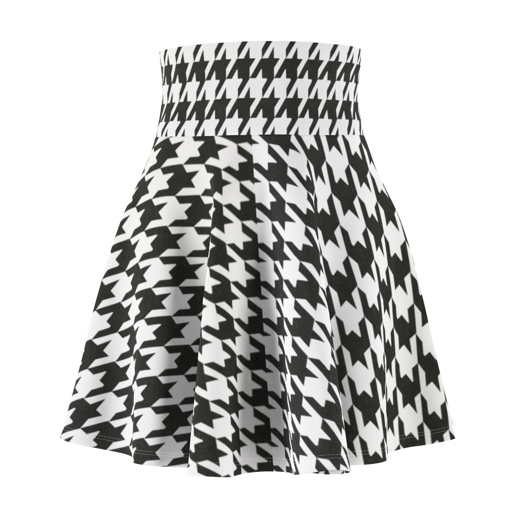 Black & White Houndstooth Skirt