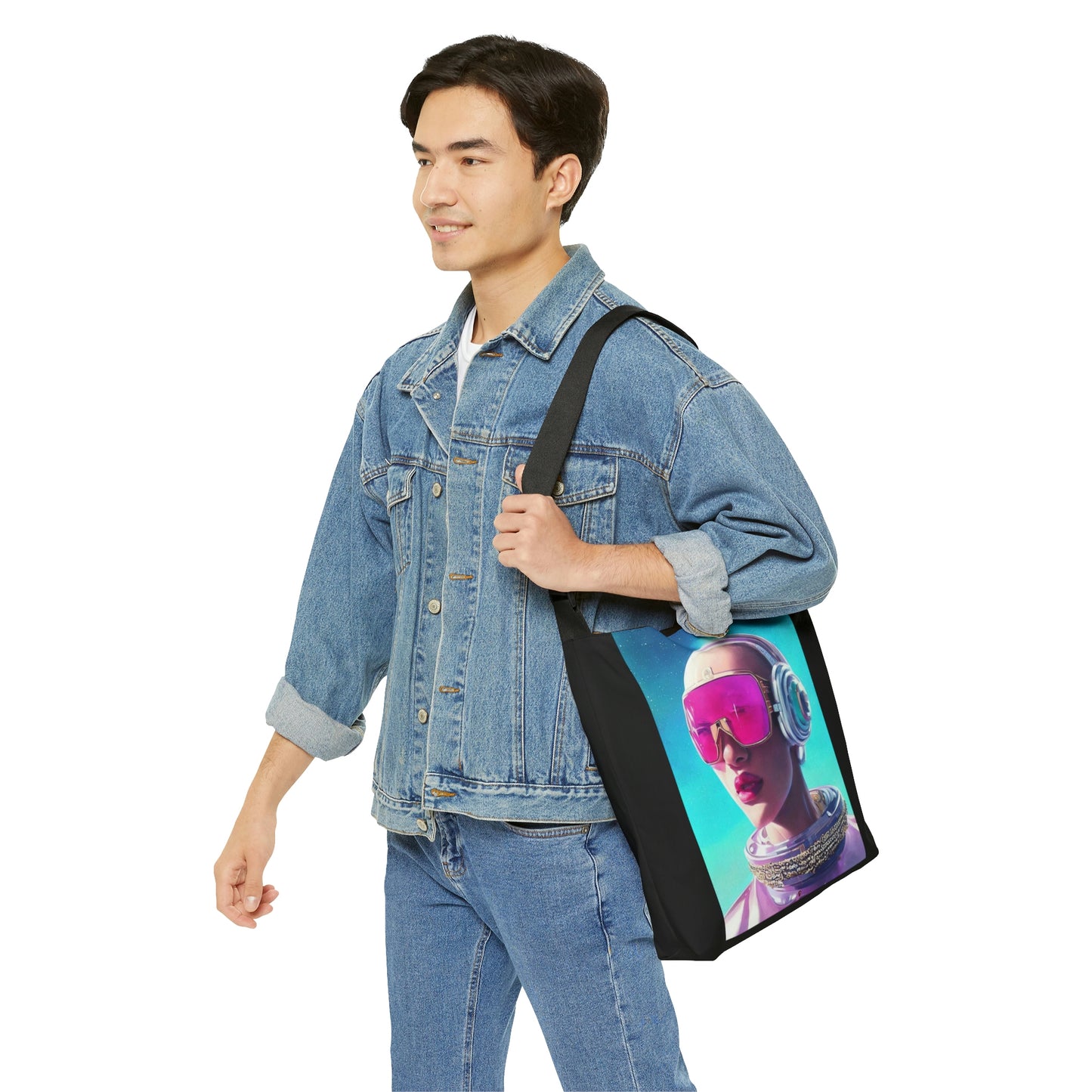 Space DJ Adjustable Tote Bag