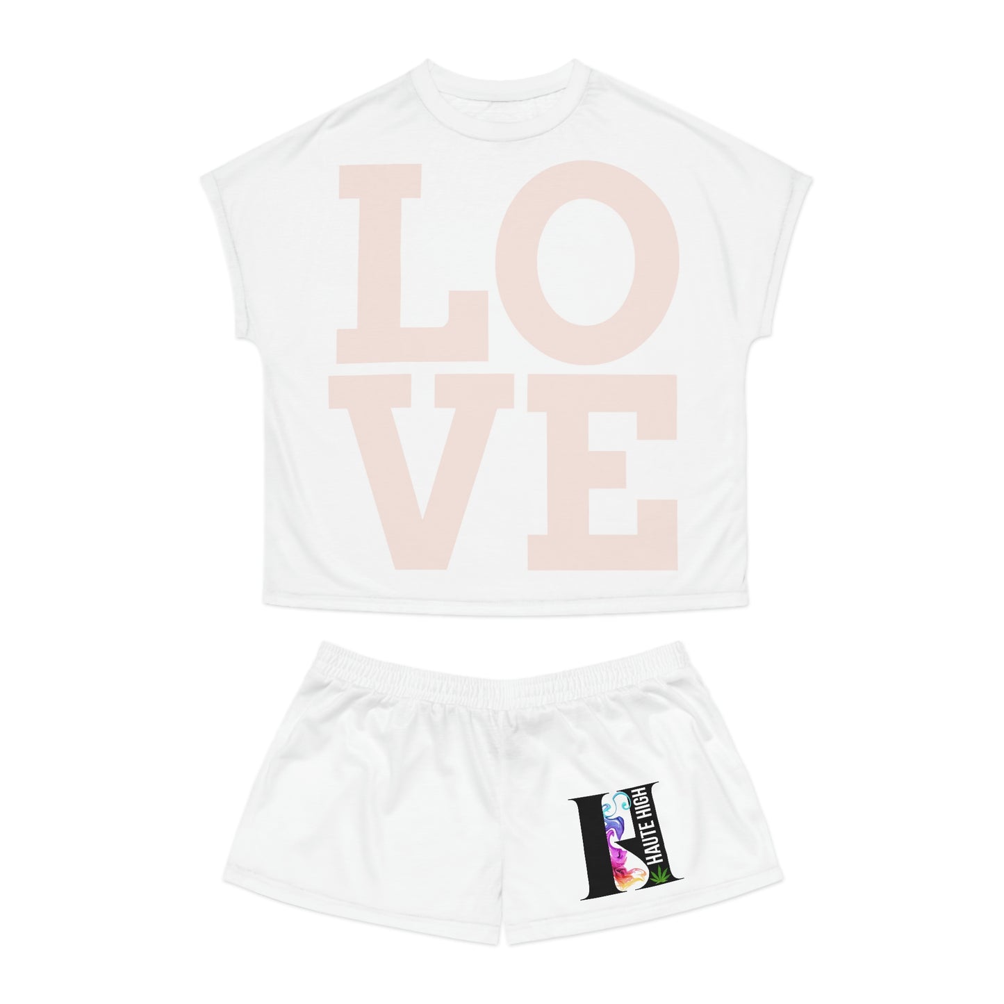 LOVE Fem Short Pajama Set