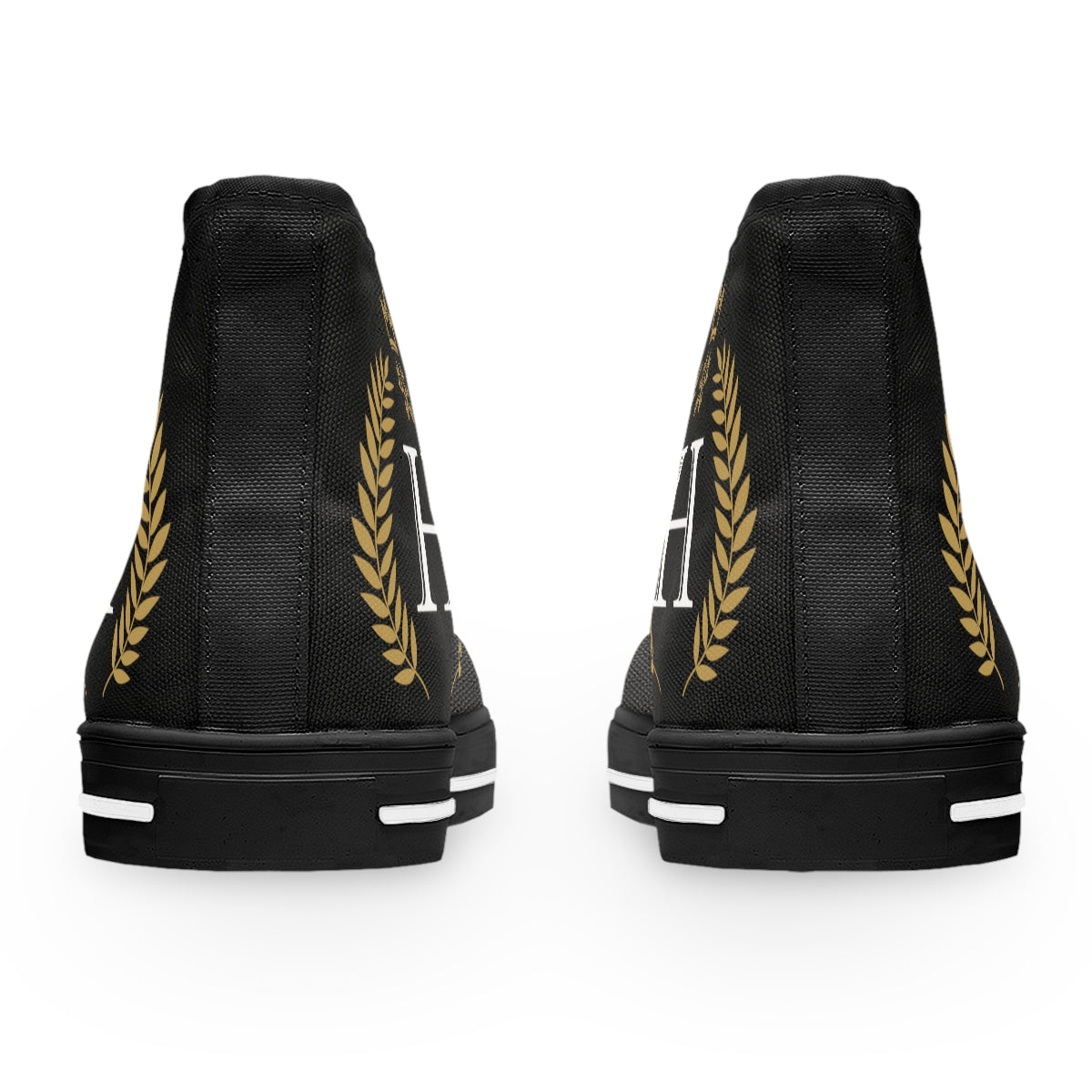 Black Women's High Top Sneakers