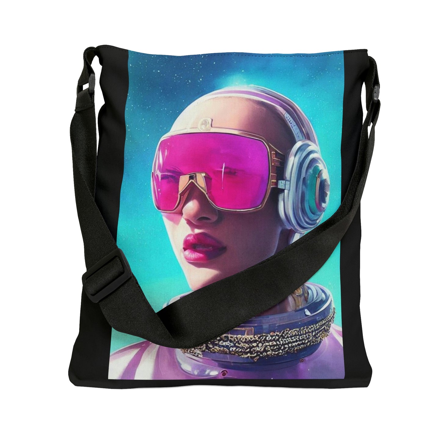 Space DJ Adjustable Tote Bag