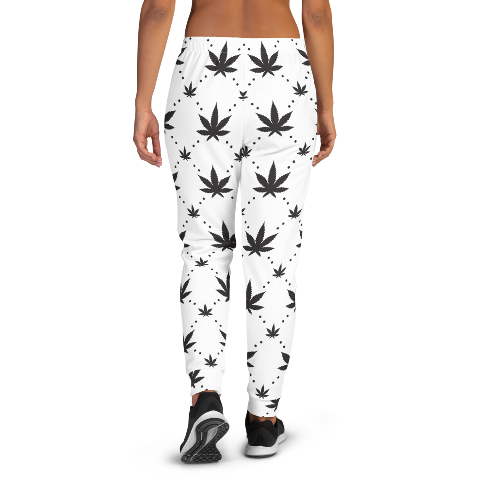 Canna Couture Black & White Women's Joggers