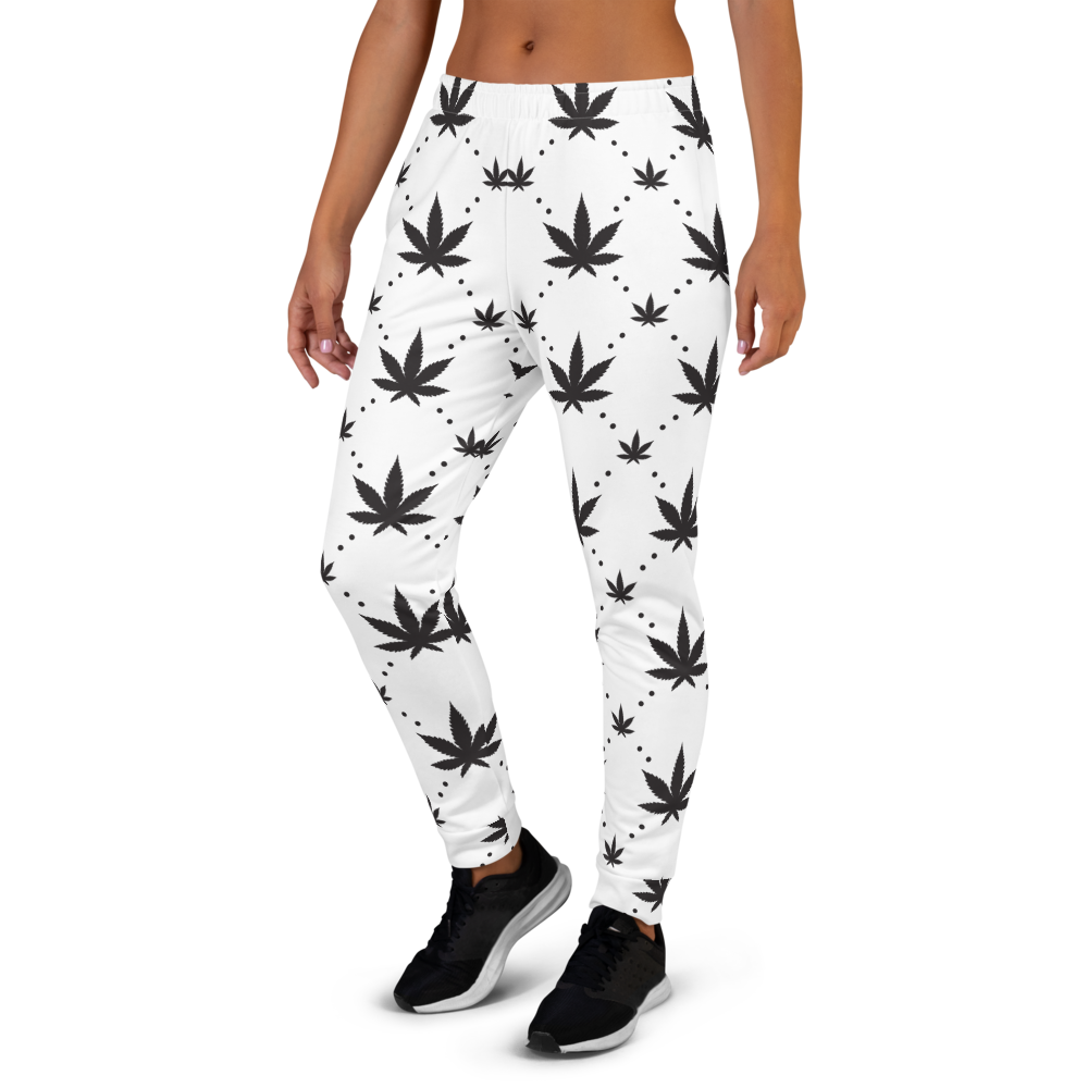 Canna Couture Black & White Women's Joggers