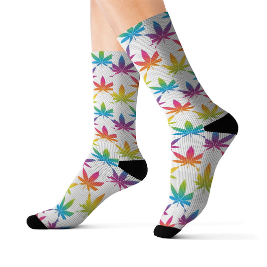 Canna Rainbow Unisex Socks