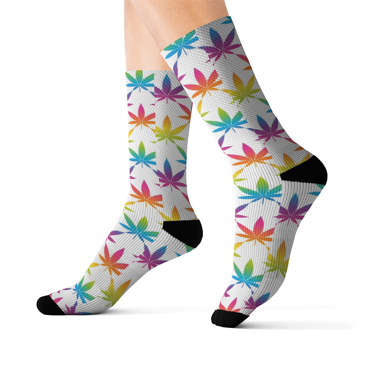 Canna Rainbow Unisex Socks