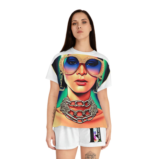 Chain Reaction Fem Short Pajama Set