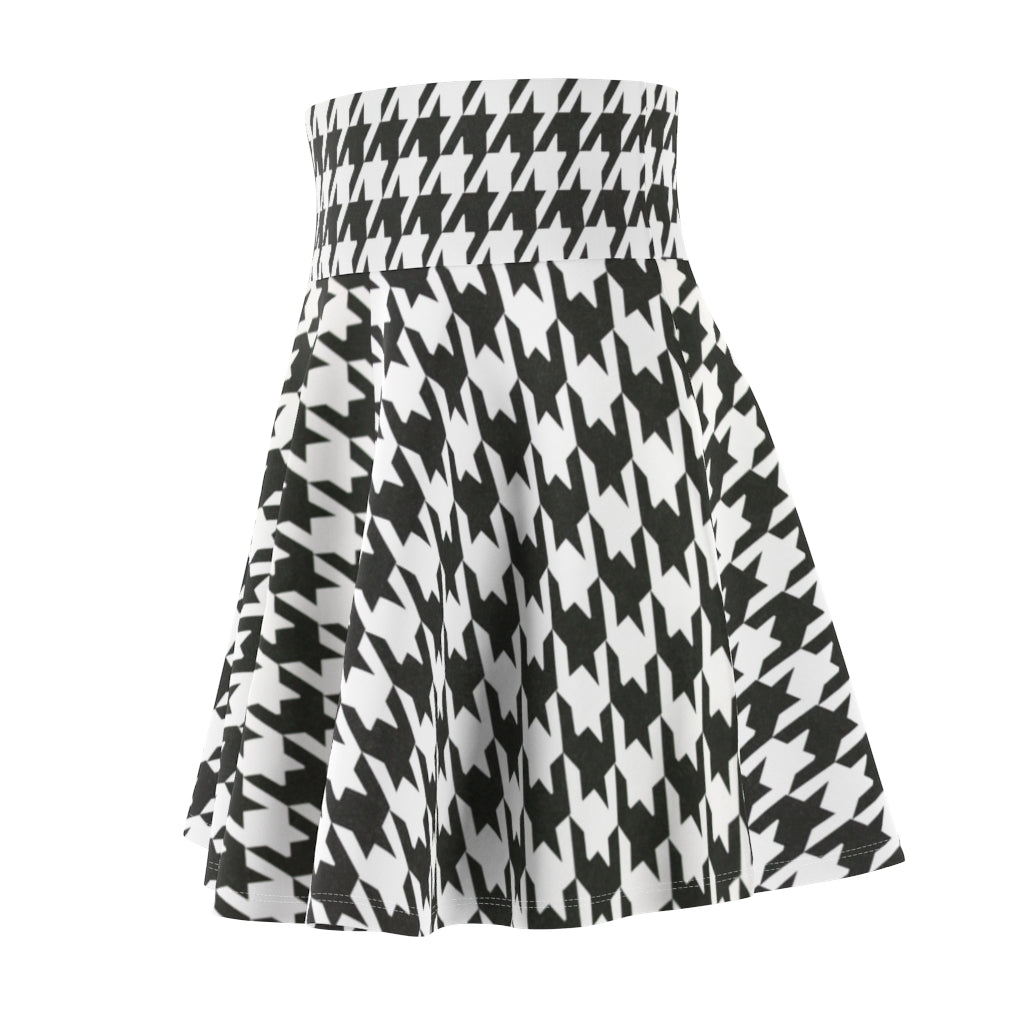 Black & White Houndstooth Skirt