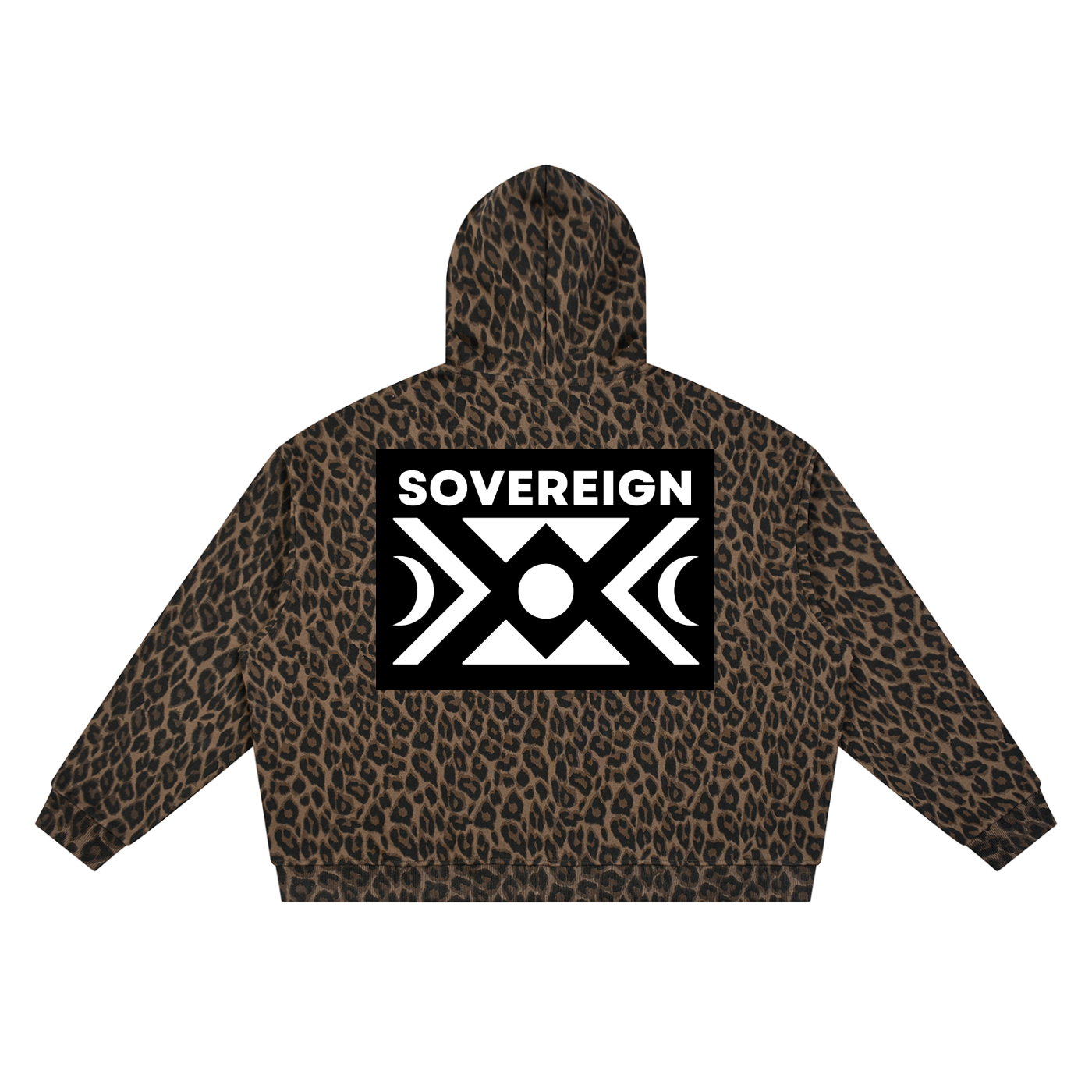 SOVEREIGN Unisex Leopard Full Zip Hoodie