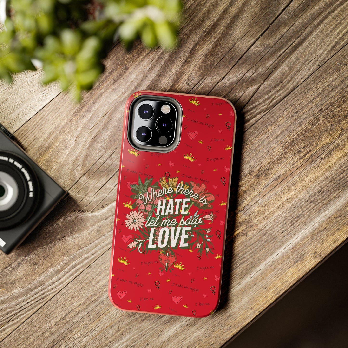 Sow Love - Red Tough iPhone Cases