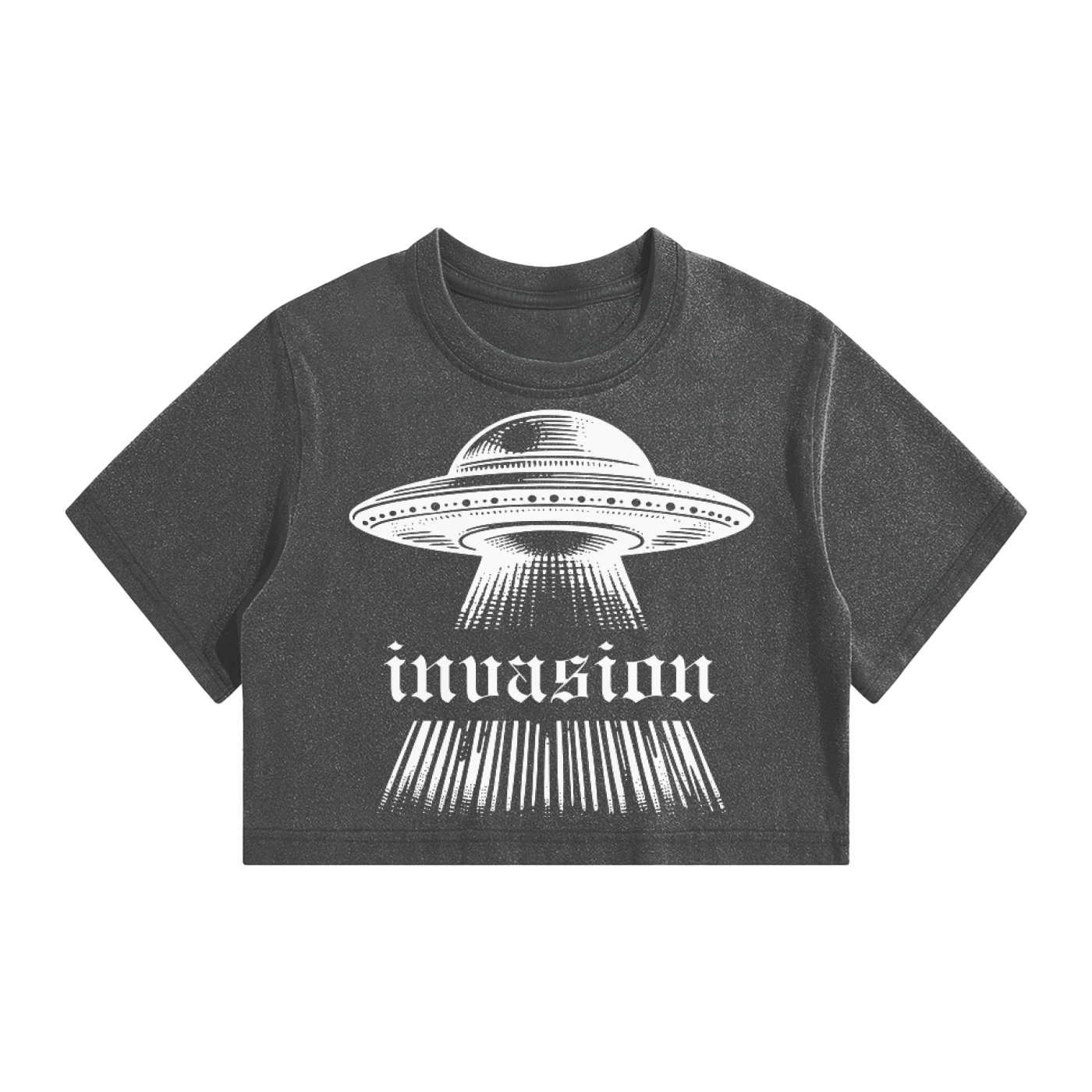 Invasion Crop Top T-Shirt - 220 GSM