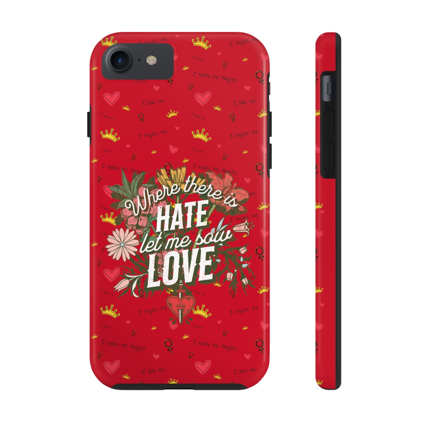 Sow Love - Red Tough iPhone Cases