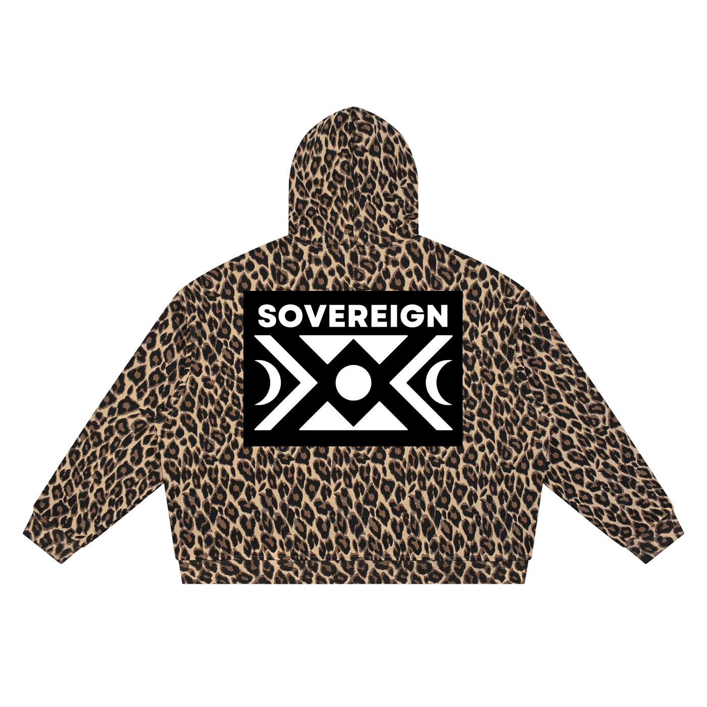 SOVEREIGN Unisex Leopard Full Zip Hoodie