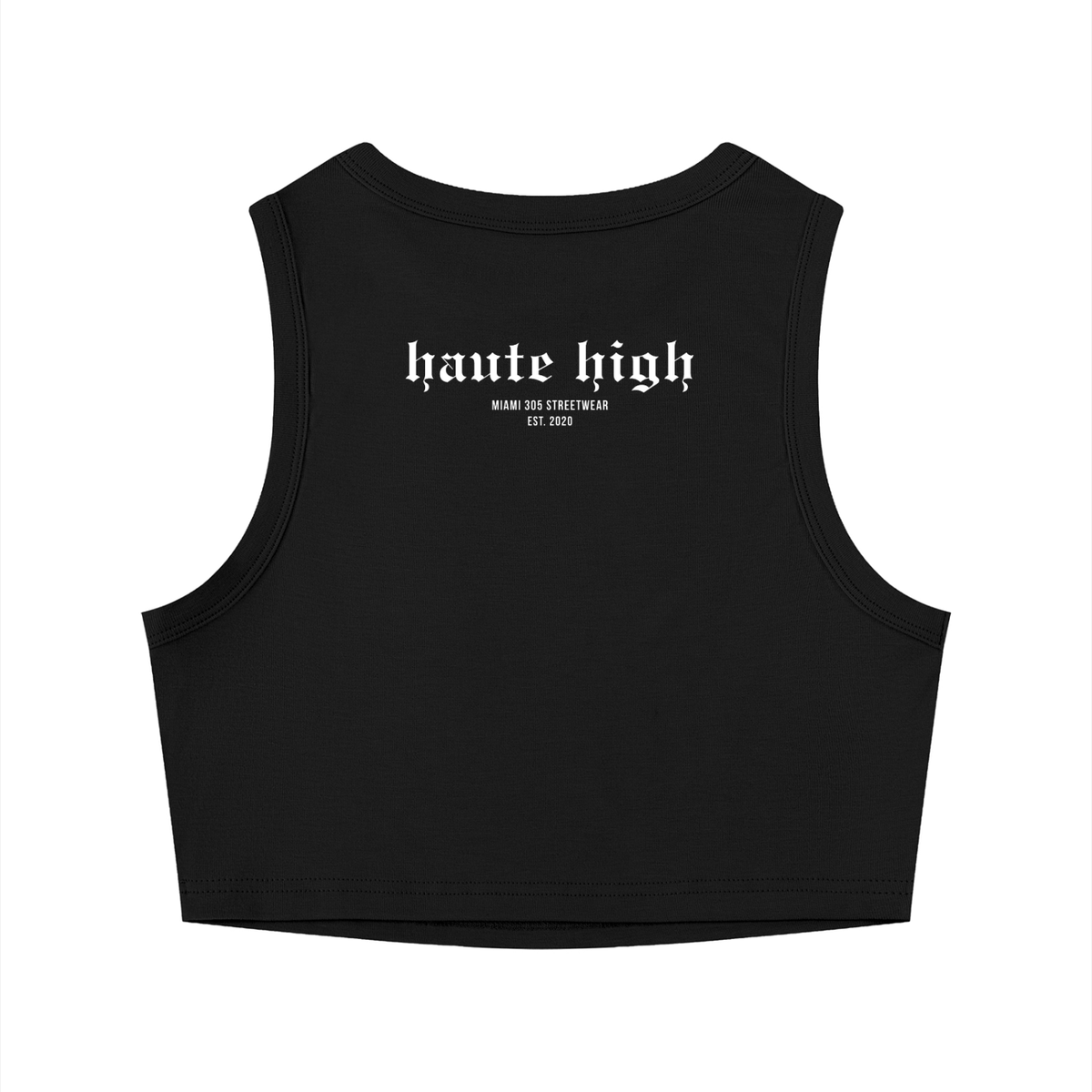 Latina Power Women's Tight Crewneck Crop Tank Top