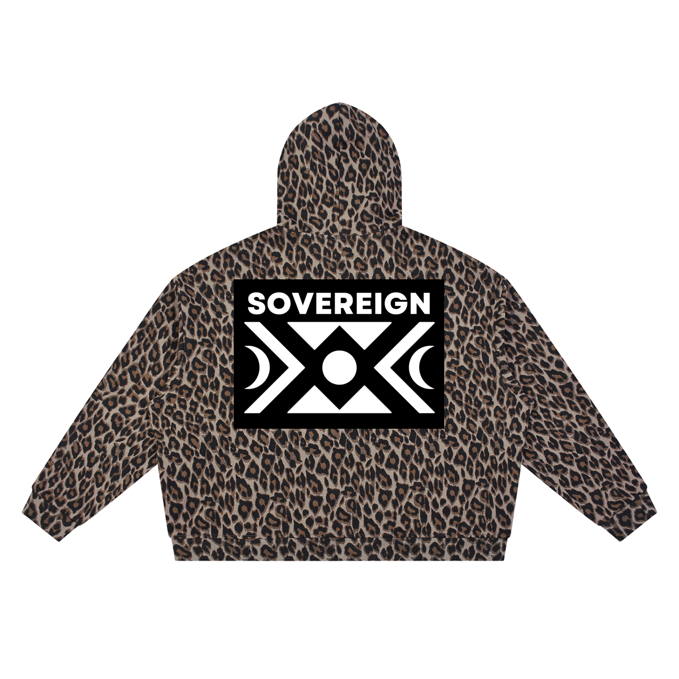 SOVEREIGN Unisex Leopard Full Zip Hoodie