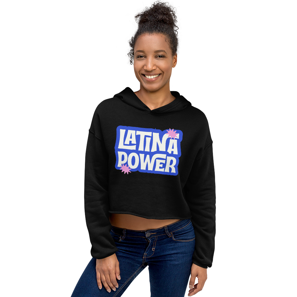 Latina Power B Groovey Crop Hoodie