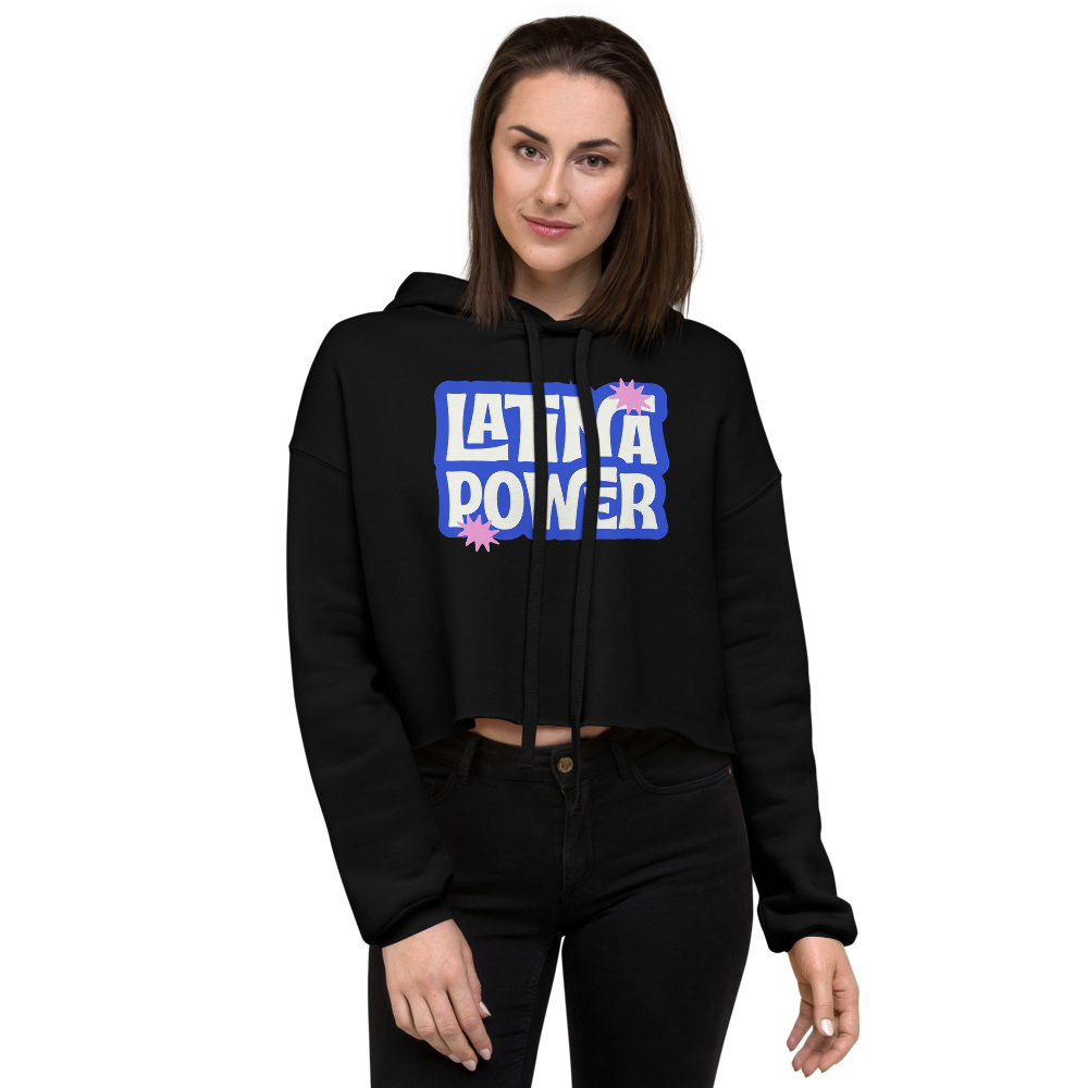 Latina Power B Groovey Crop Hoodie
