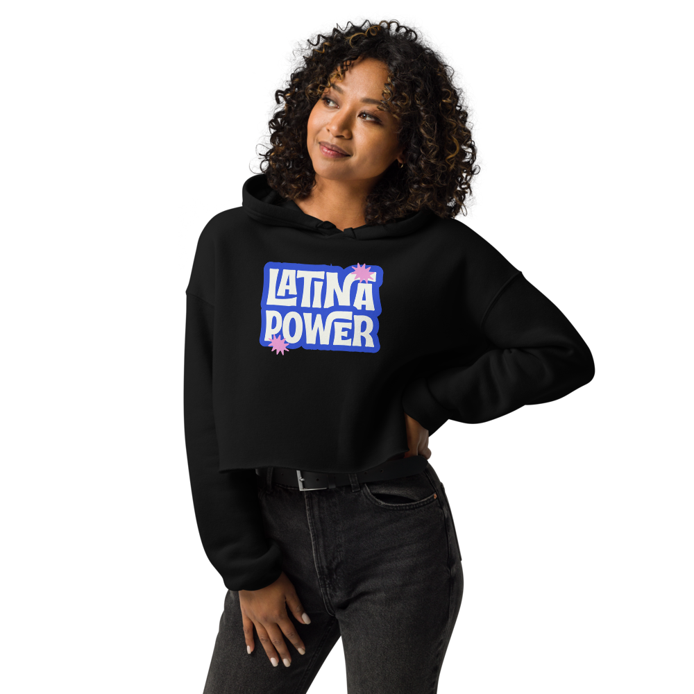 Latina Power B Groovey Crop Hoodie