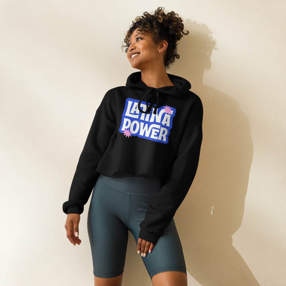 Latina Power B Groovey Crop Hoodie