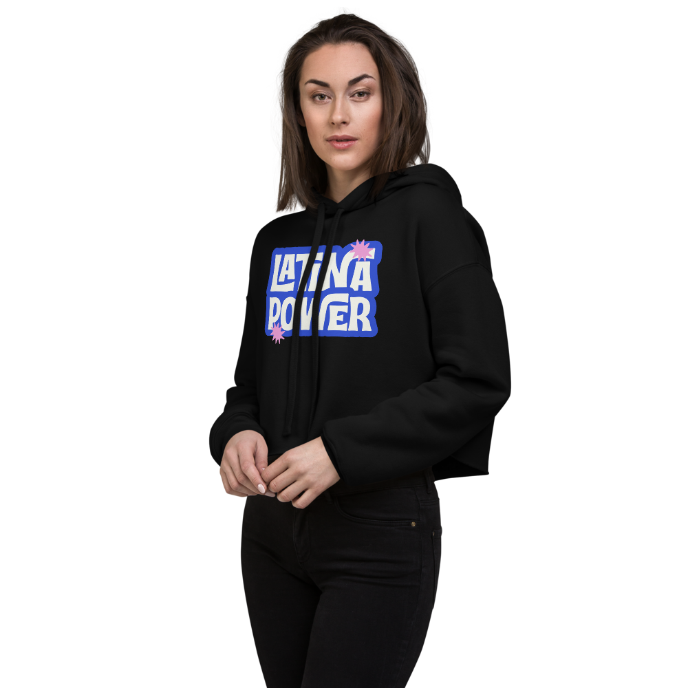 Latina Power B Groovey Crop Hoodie