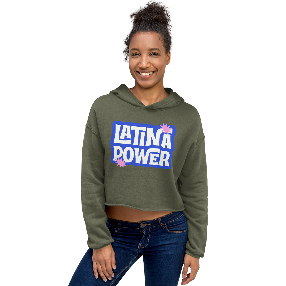 Latina Power B Groovey Crop Hoodie
