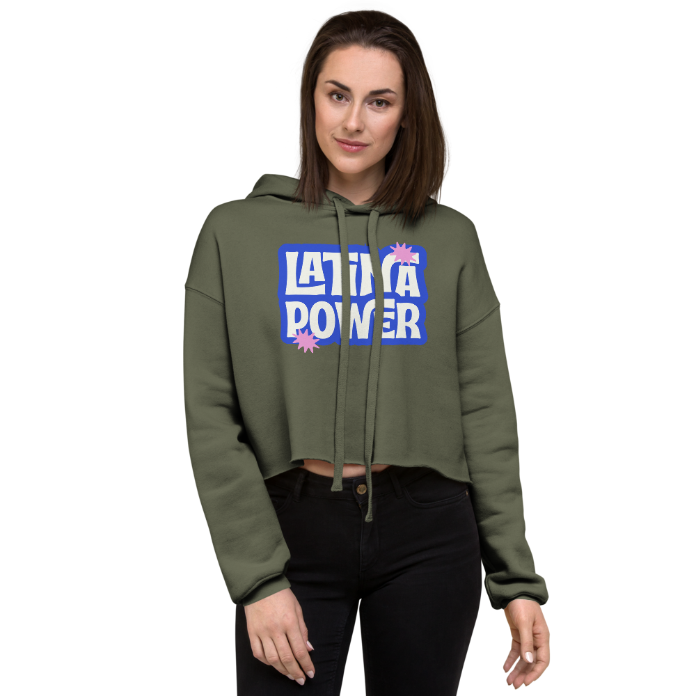 Latina Power B Groovey Crop Hoodie