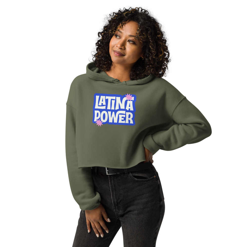 Latina Power B Groovey Crop Hoodie