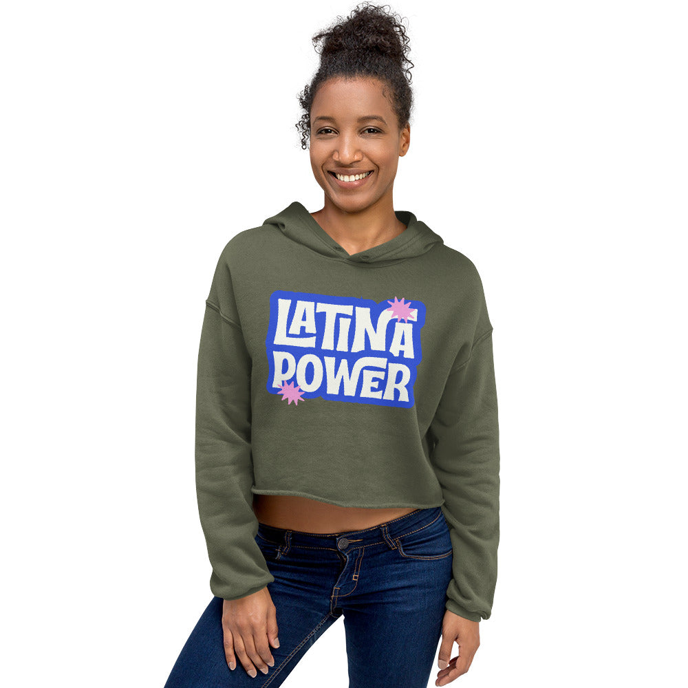 Latina Power B Groovey Crop Hoodie