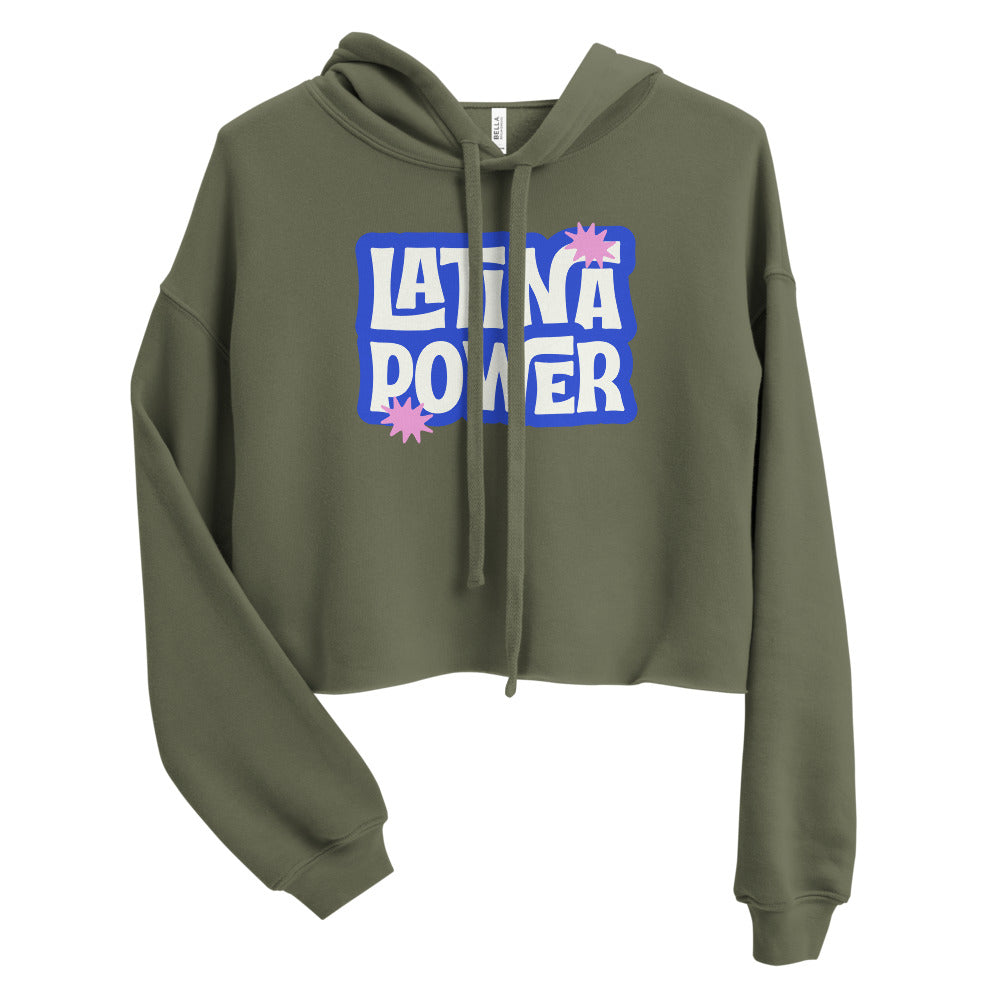 Latina Power B Groovey Crop Hoodie
