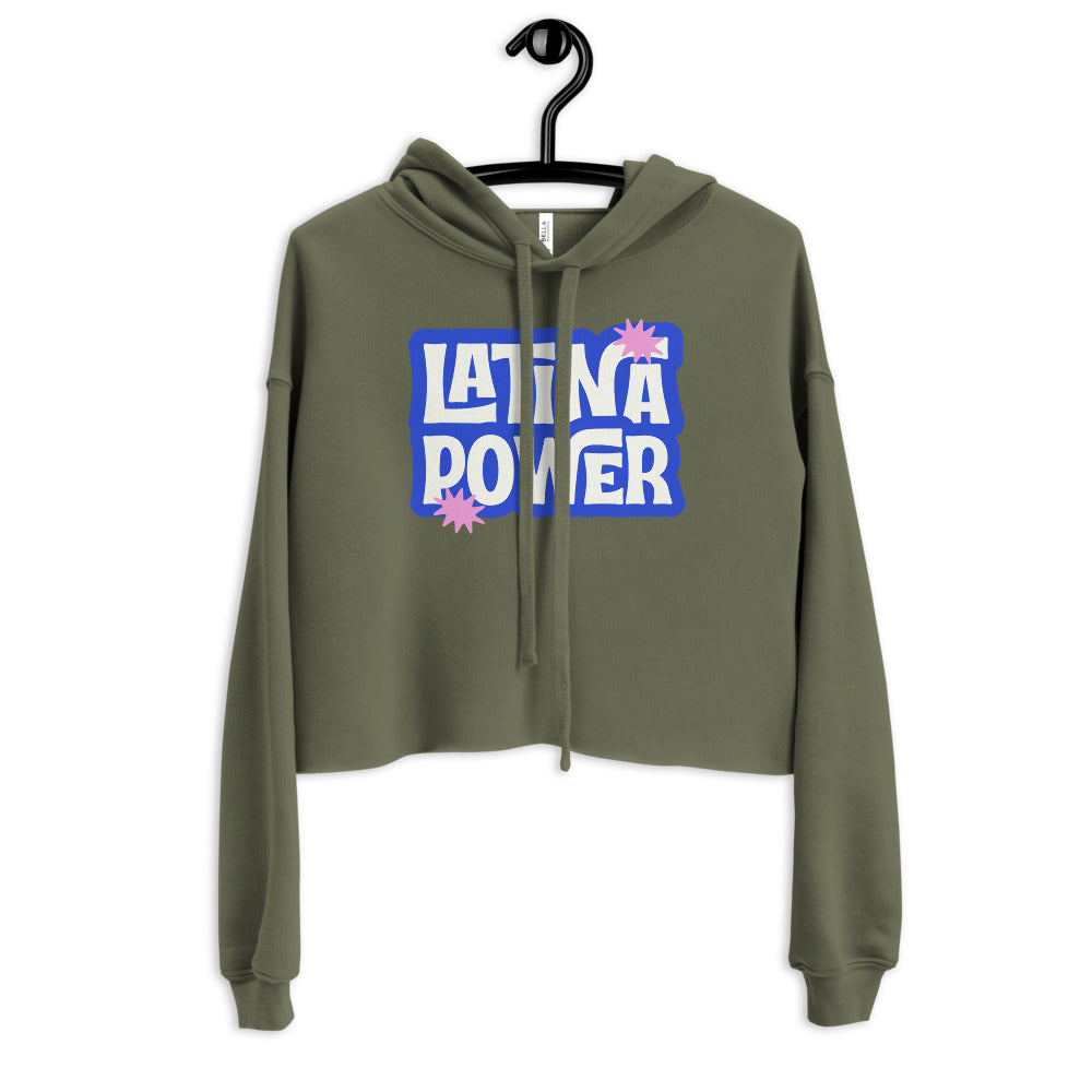 Latina Power B Groovey Crop Hoodie