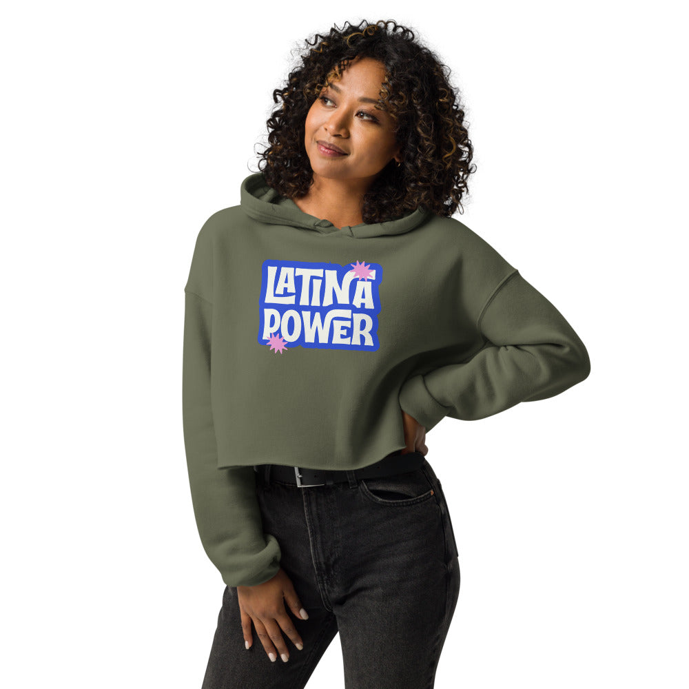 Latina Power B Groovey Crop Hoodie