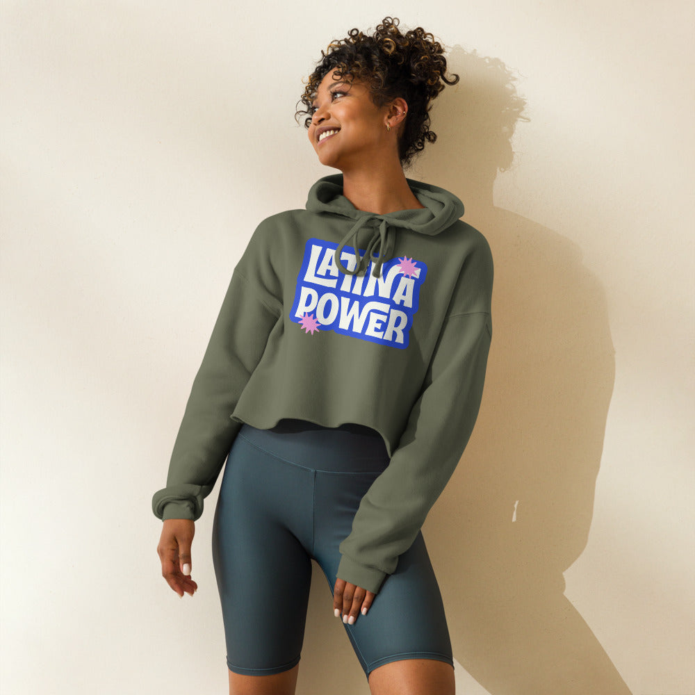 Latina Power B Groovey Crop Hoodie