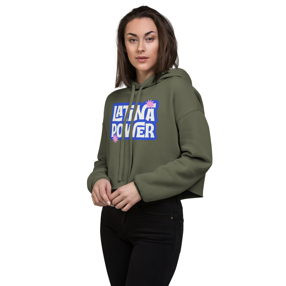 Latina Power B Groovey Crop Hoodie