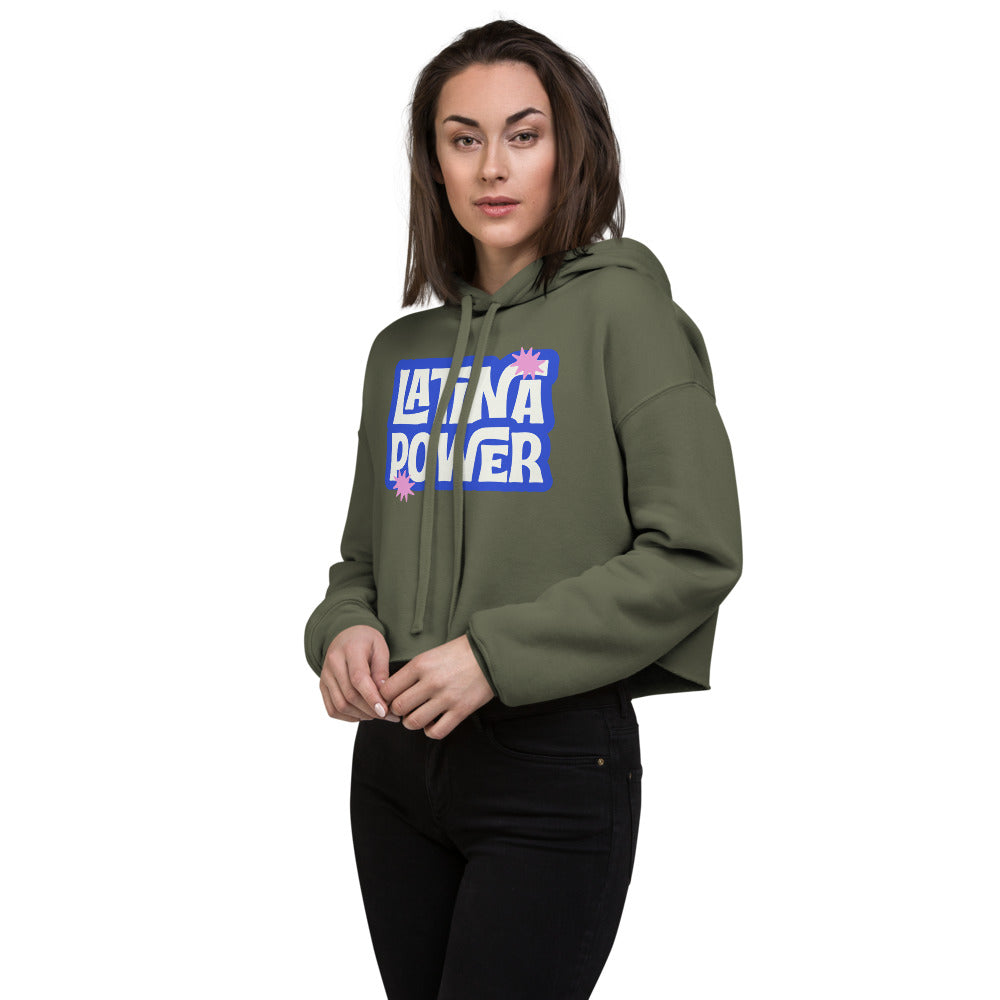 Latina Power B Groovey Crop Hoodie