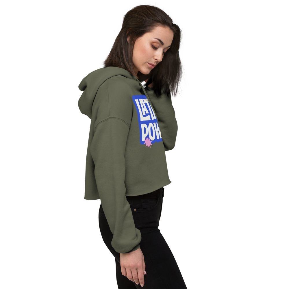 Latina Power B Groovey Crop Hoodie
